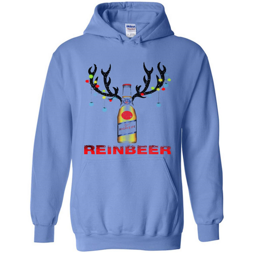 Miller High Life beer reinbeer Christmas - Hoodie