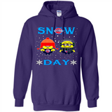 Snow Day Shirt For Detroit Pistons Vs Minion Fans pingpong