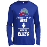 Ive Had It Up To Here With The Elves 1 - Canvas Long Sleeve T-Shirt