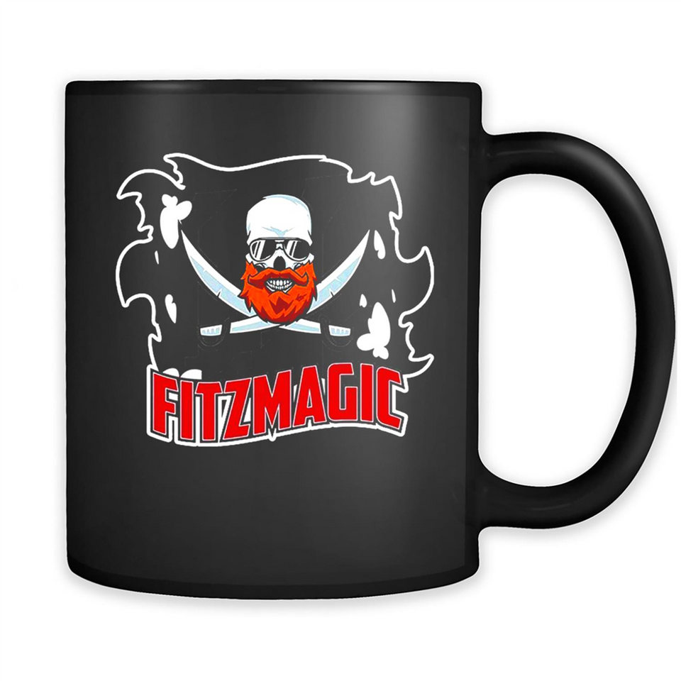 Order Fitzmagic T-Shirt Ryan Fitzpatrick Beard Skull Football Tampa Florida PINGPONG