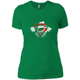 Carolina Hurricanes And Superman Fans - Ladies' Boyfriend T-Shirt