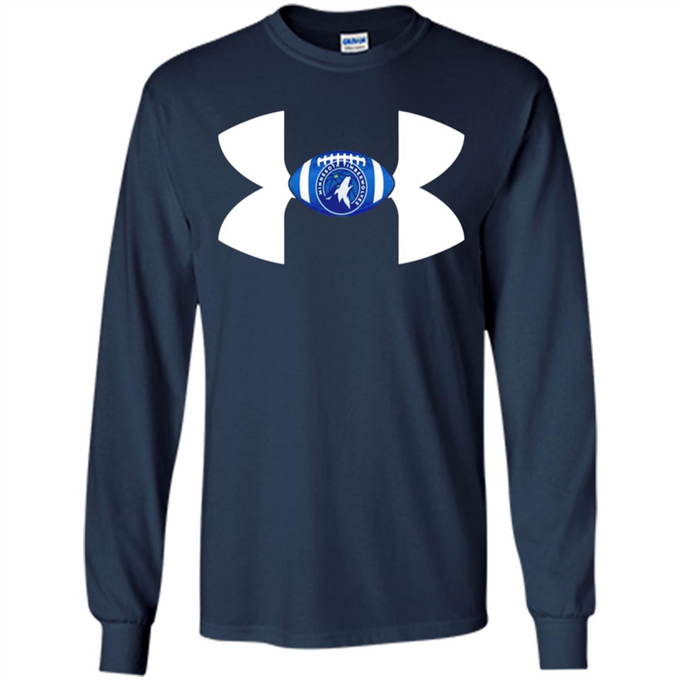MinnesotaTimberwolves Under Armour Logo - Long Sleeve T-Shirt