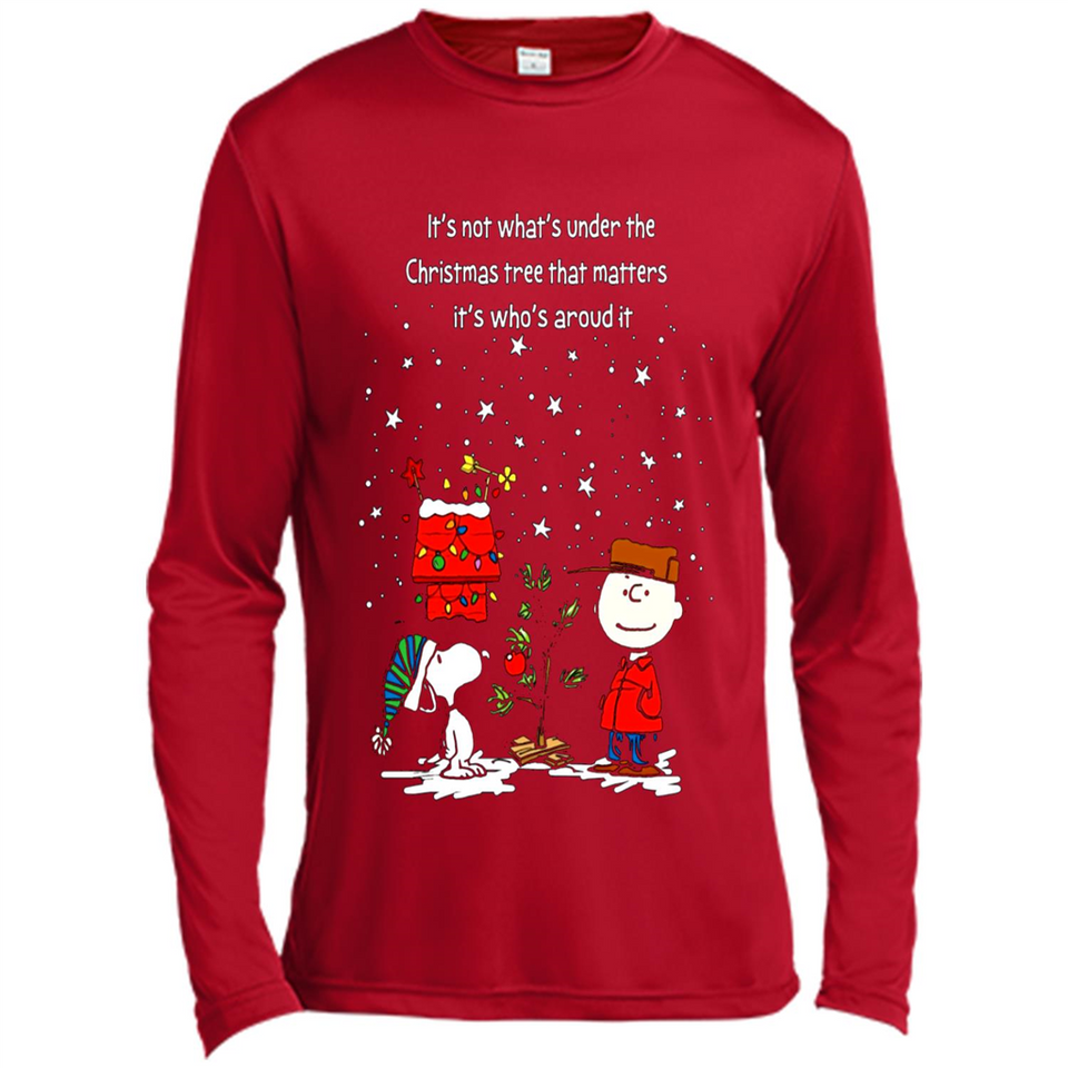 It’s Not What’s Under The Christmas Tree Snoopy Charlie Brown PING PONG