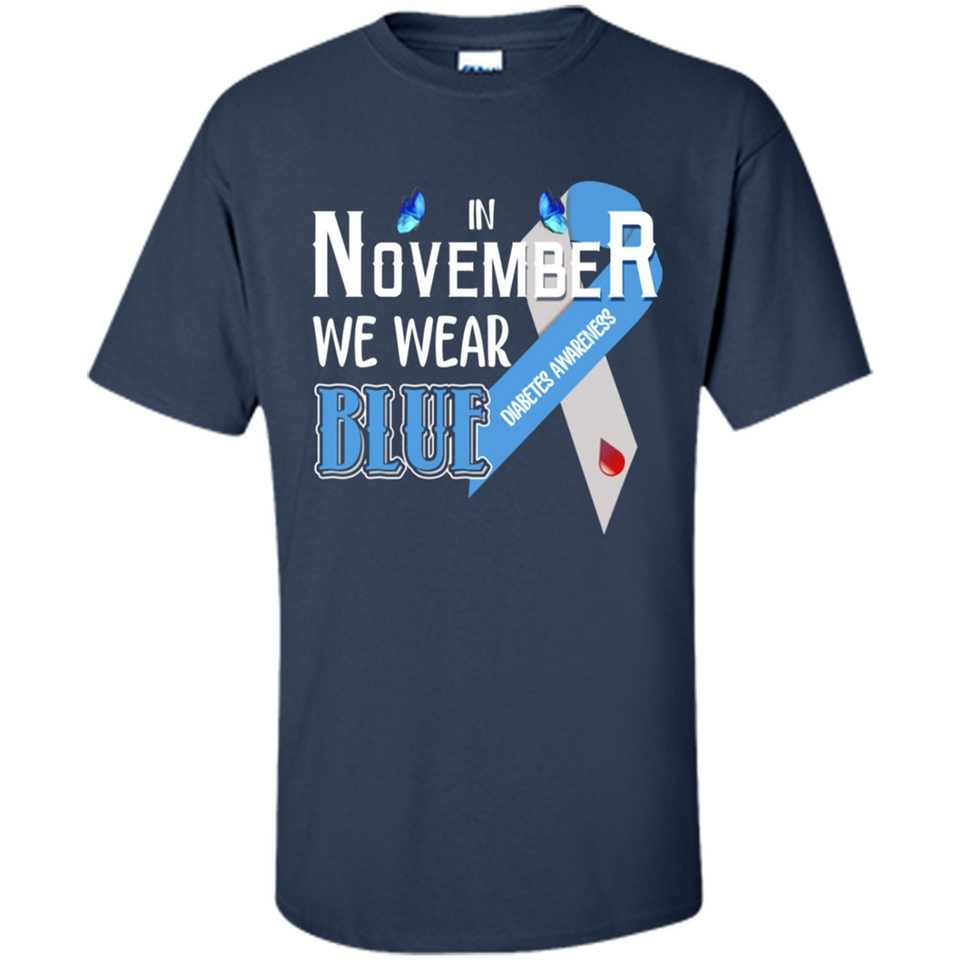 November We Wear Blue Diabetes Awareness