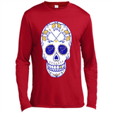 St. Louis Blues Hockey Sugar Skull Day of the Dead