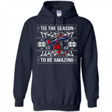 Marvel Spider Man Tis The Season To Be Amazing Ugly Christmas Mug PINGPONG - Hoodie