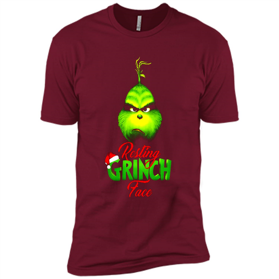 Resting Grinch Face Shirt PINGPONG - Premium Short Sleeve T-Shirt