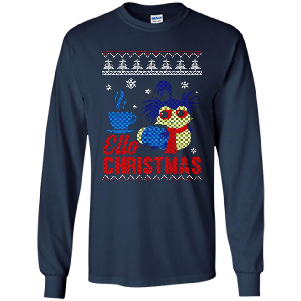 Christmas Ugly Sweater Ello Christmas - Long Sleeve T-Shirt