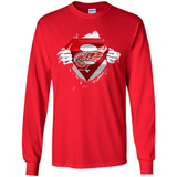 Detroit Red Wings And Superman Fans - Long Sleeve T-Shirt