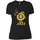 Utah Jazz Basketball Sunflower