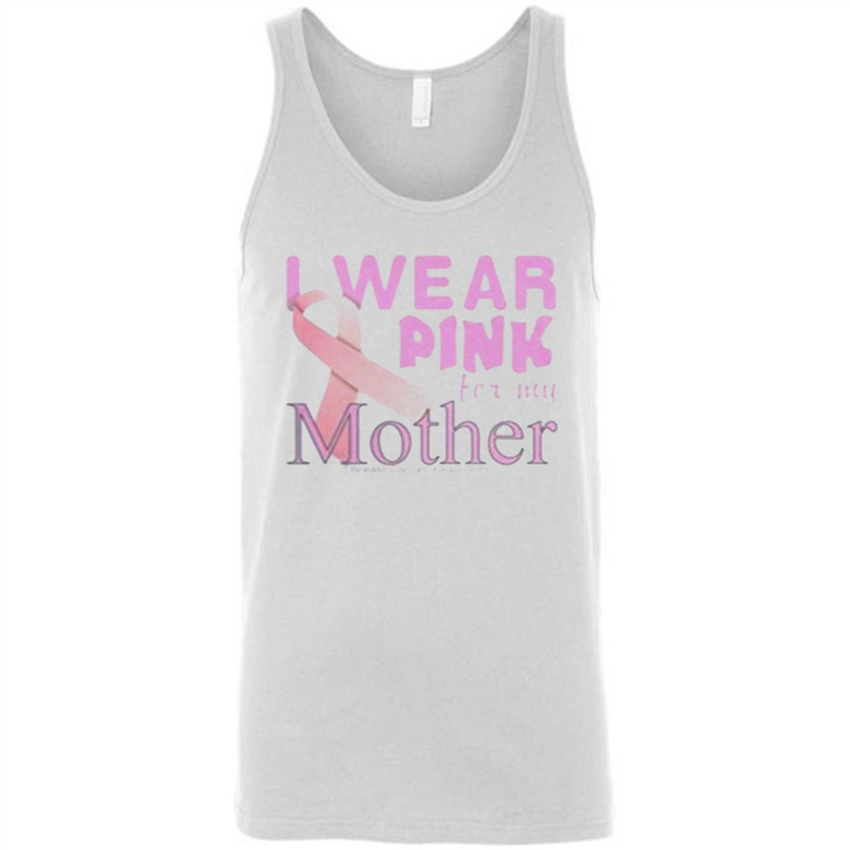 Breast cancer awareness mother - Canvas Unisex Tank