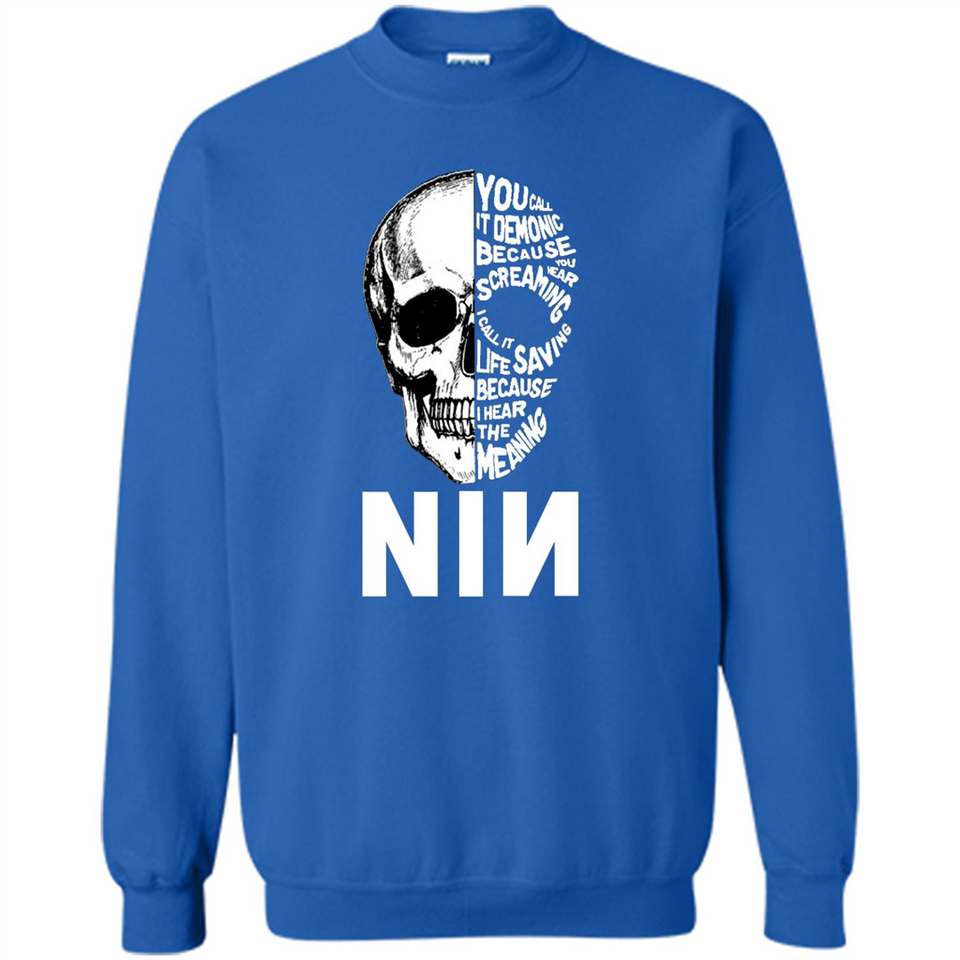 you call it demonic because you hear the screaming NIN