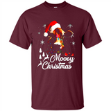 Mooey Christmas Cow Santa Christmas Lover Lights Sweatshirt - Shirt