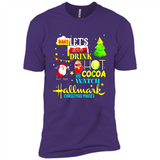 Santa claus i just want to bake stuff and waych christmas movi PINGPONG - Premium Short Sleeve T-Shirt