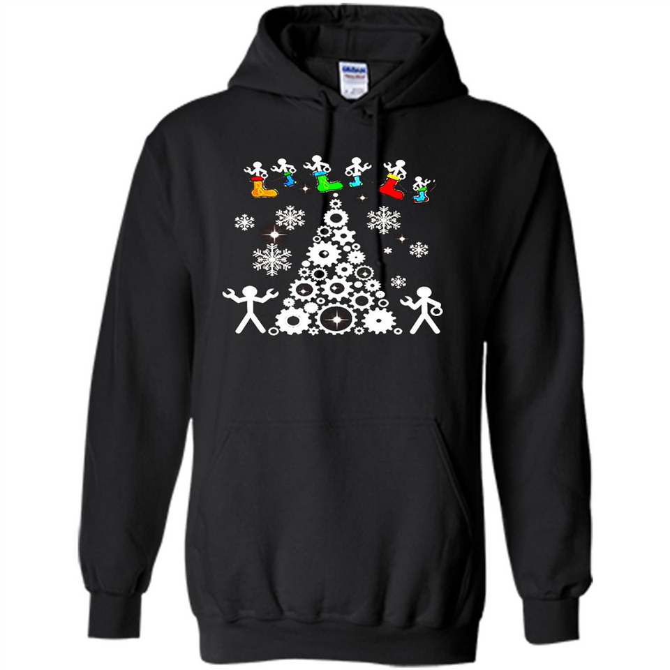 Funny Mechanics Ugly Christmas 2018 - Hoodie