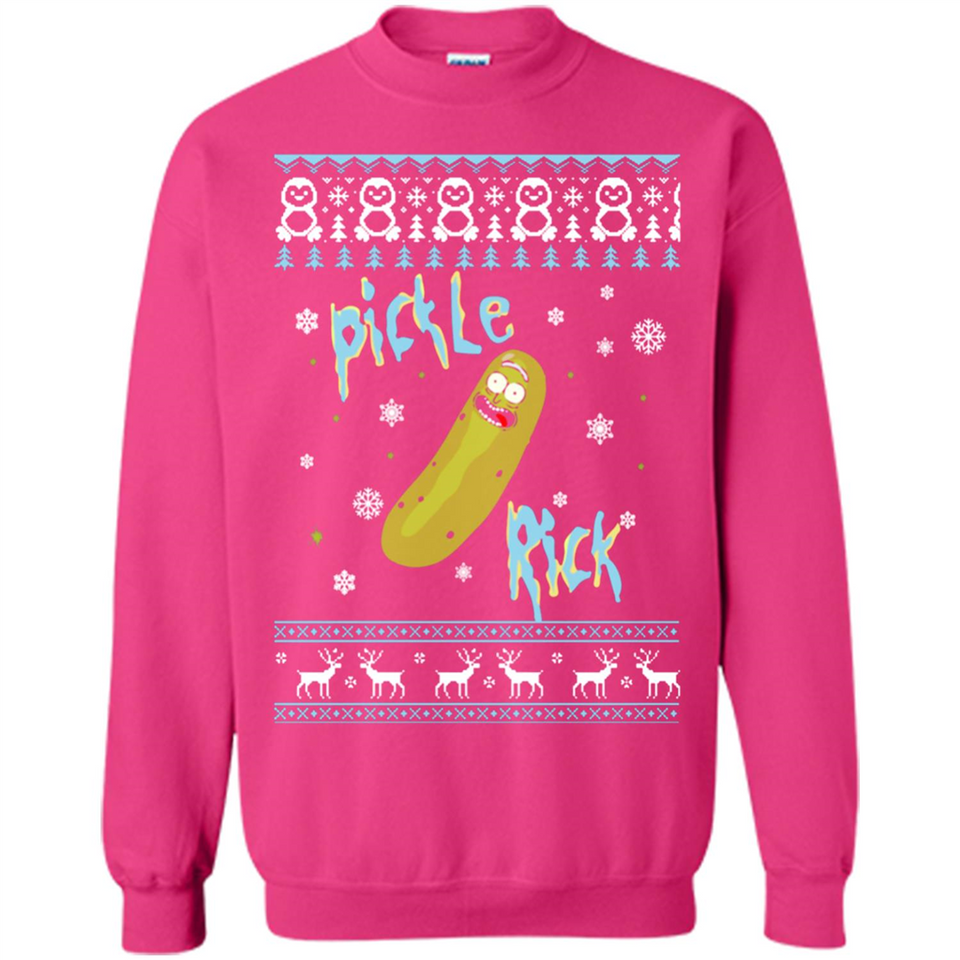 Rick and Morty Pickle Rick Ugly Christmas Sweater - Sweatshirt