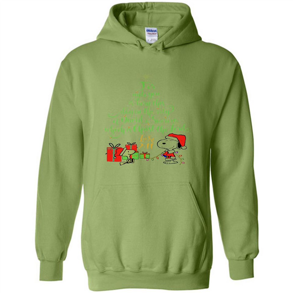 Snoopy Merry Christmas with Christmas tree T-Shirt - Hoodie