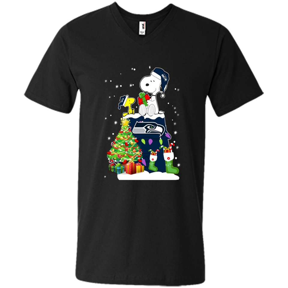 SEATTLE SEAHAWKS SNOOPY & WOODSTOCK CHRISTMAS