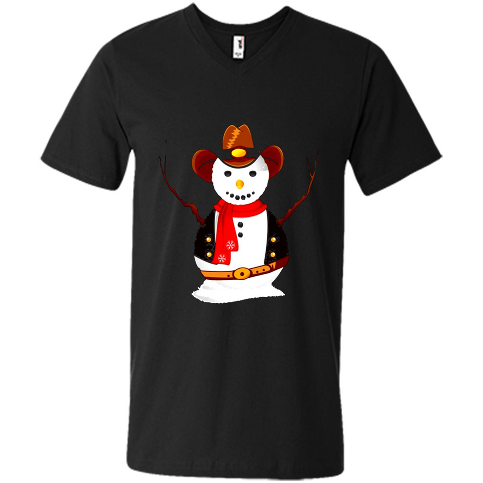Snowman Cowboy Merry Christmas Xmas
