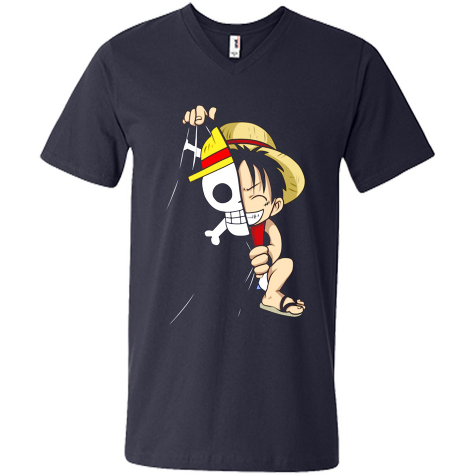 Luffy Flag One Piece - Men's V-Neck
