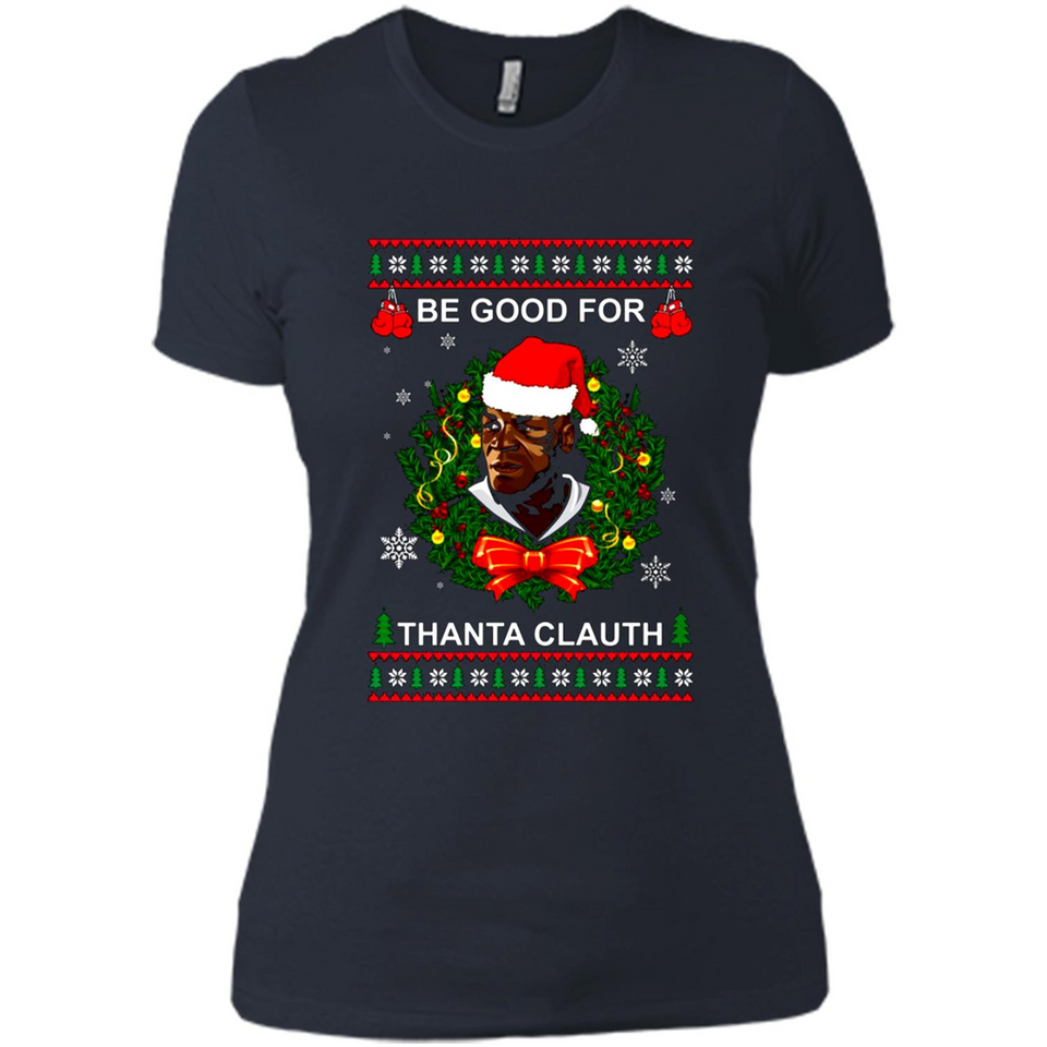 Mike Tyson Thanta Clauth Santa Claus Christmas sweater PINGPONG