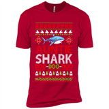 Auntie shark Doo Doo Doo Christmas - Premium Short Sleeve T-Shirt