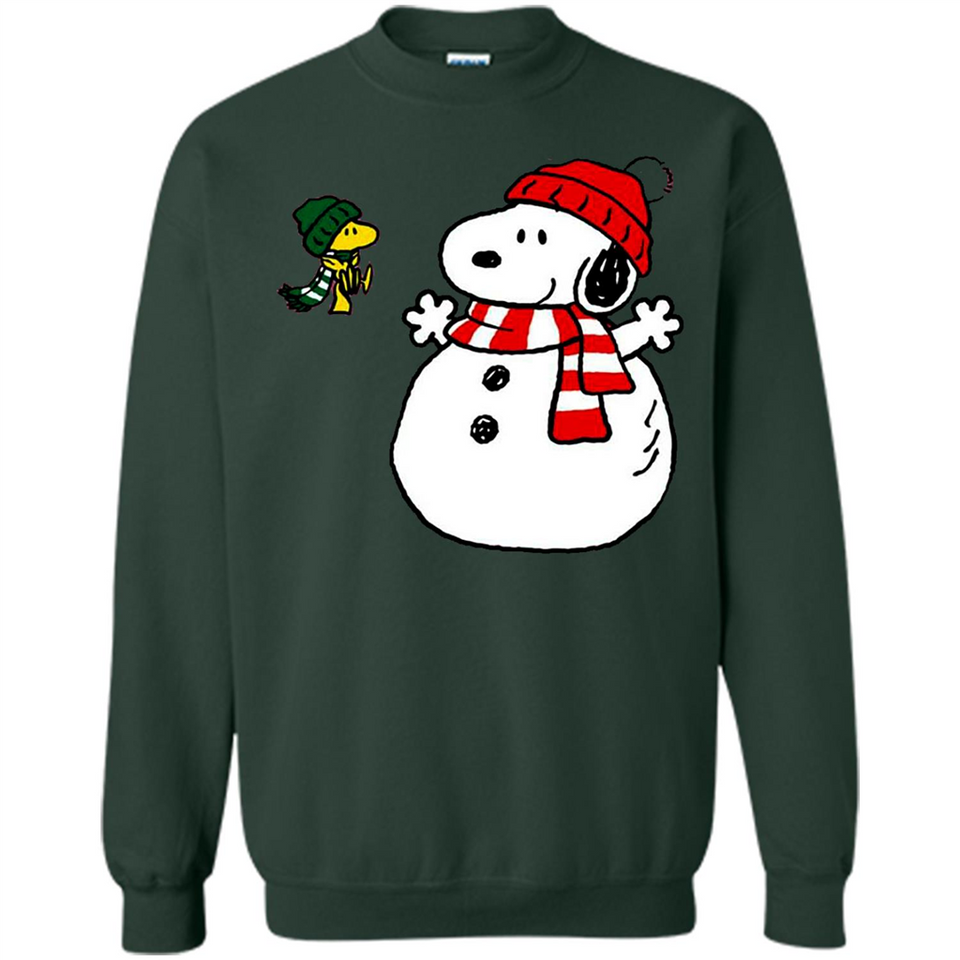Snoopy Snowman Christmas