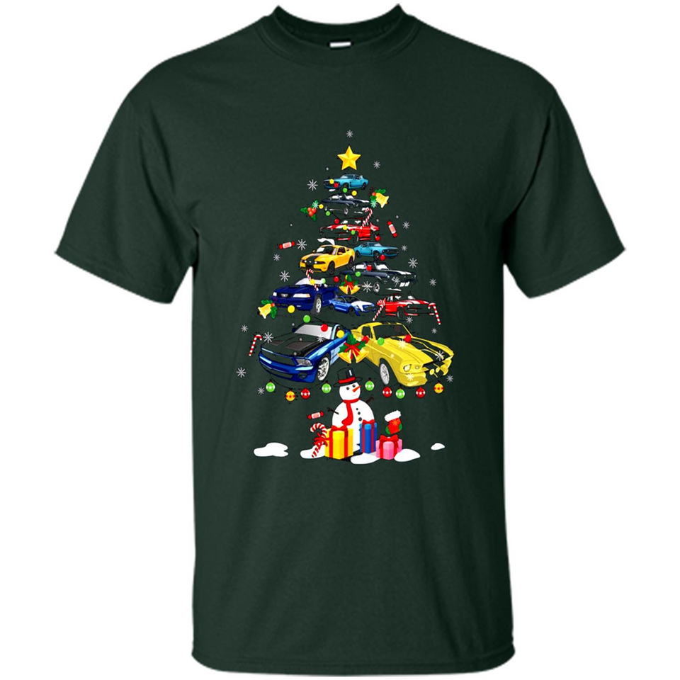 Mustang Tree Christmas Sweatshirt PINGPONG