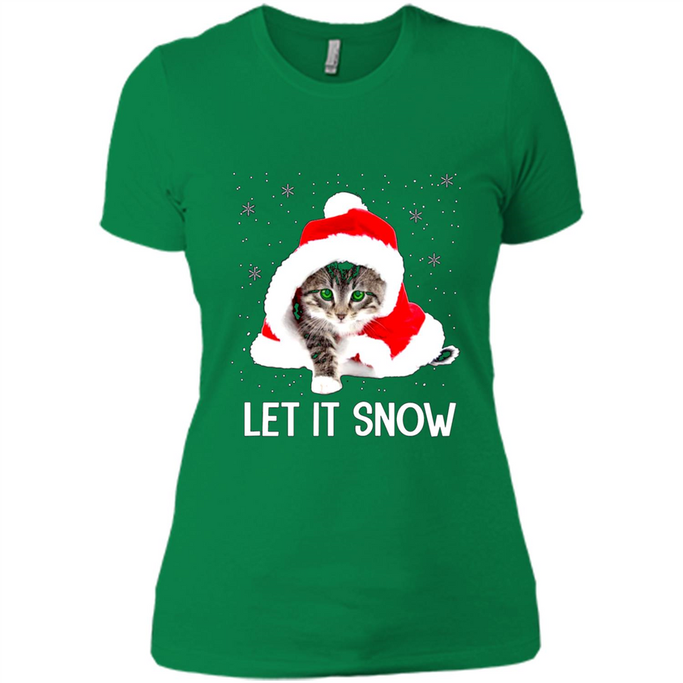 Let It Snow Cat Christmas sweater PINGPONG