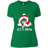 Let It Snow Cat Christmas sweater PINGPONG