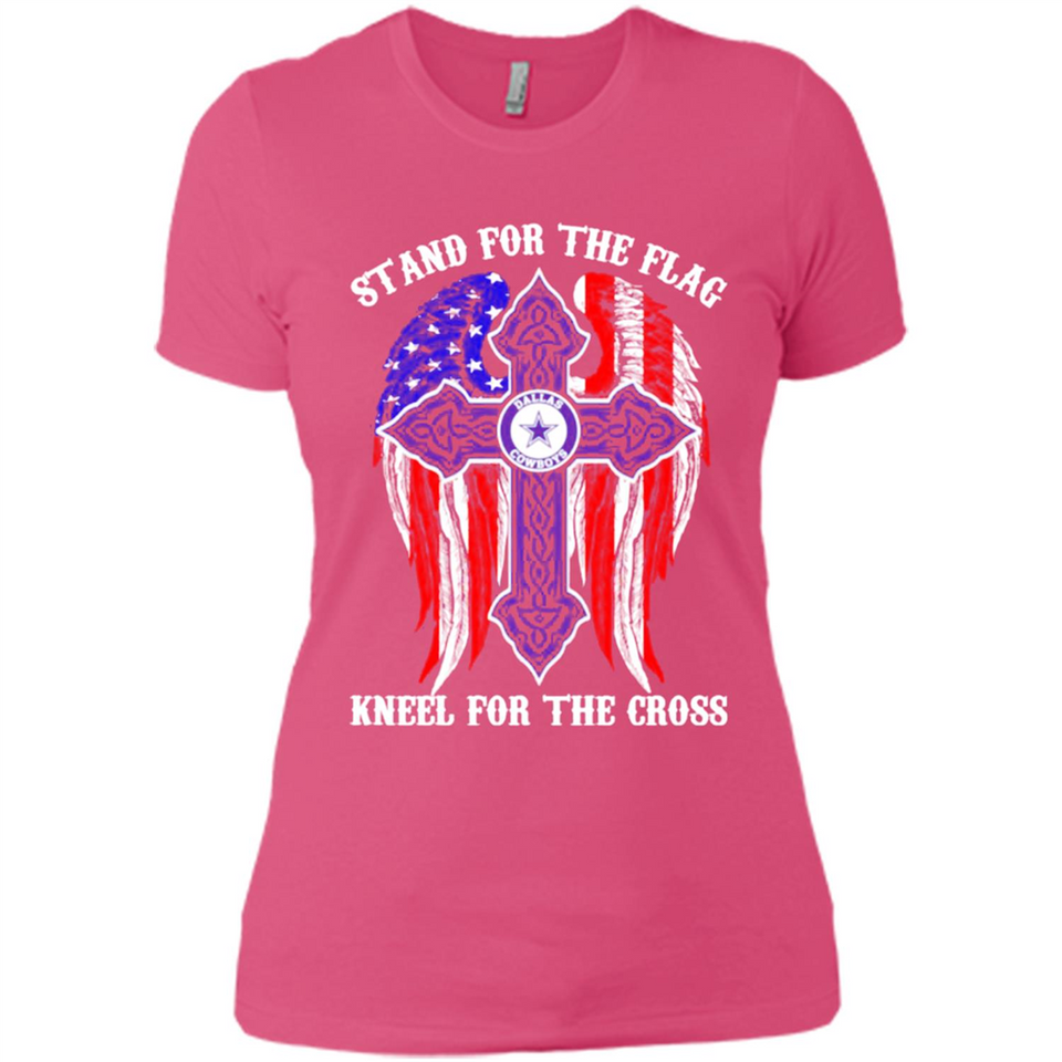 Dallas Cowboys - stand for the flag kneel for the cross