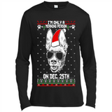 Morning Person Pharaoh Hound Funny Xmas - Canvas Long Sleeve T-Shirt