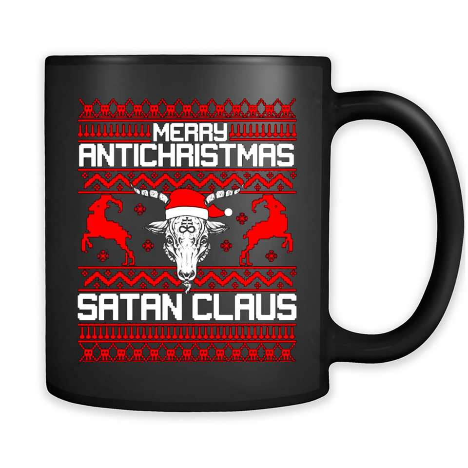 Merry Antichristmas Satan Claus Sweatshirt PINGPONG