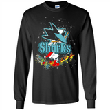 Snoopy Christmas San Jose Sharks - Long Sleeve T-Shirt