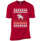 Sea Turtle Ugly Christmas T-Shirt - Premium Short Sleeve T-Shirt
