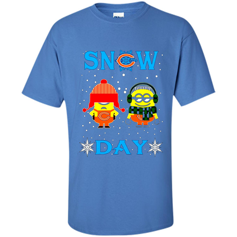 Snow Day Shirt For Chicago Bears Vs Minion Fans pingpong