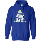 Funny Christmas Tree Drinking Sweatshirt Adult Boozy Festive - Hoodie
