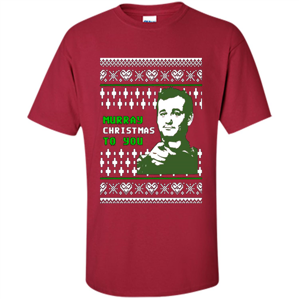 Murray Christmas to you ugly sweatshirt PINGPONG