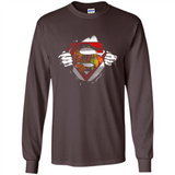 Chicago Blackhawks And Superman Fans - Long Sleeve T-Shirt