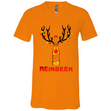 Miller High Life beer reinbeer Christmas - Canvas Unisex V-Neck