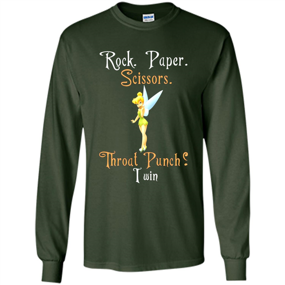 Tinker Bell Rock Paper Scissors Throat Punch I win PINGPONG