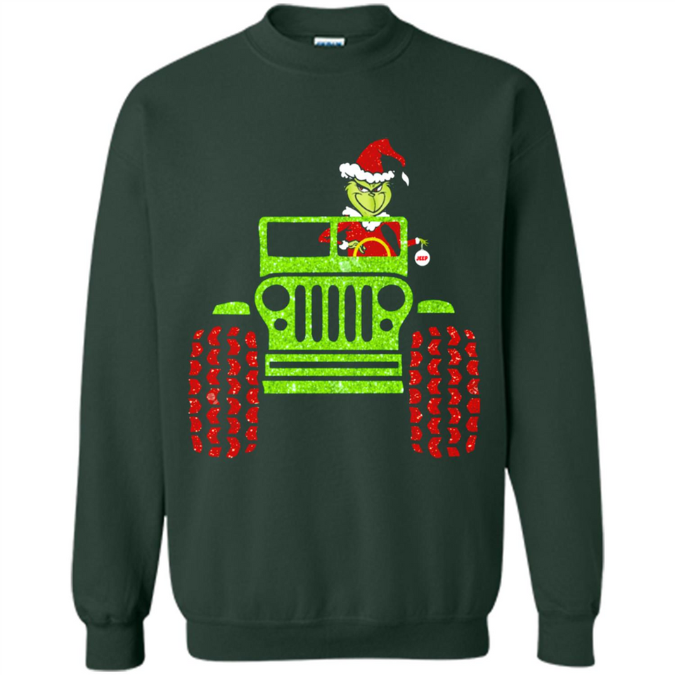 Grinch Jeep Christmas
