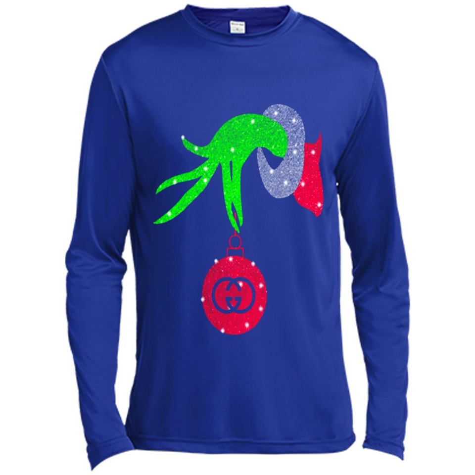 Grinch hand holding logo Gucci PING PONG