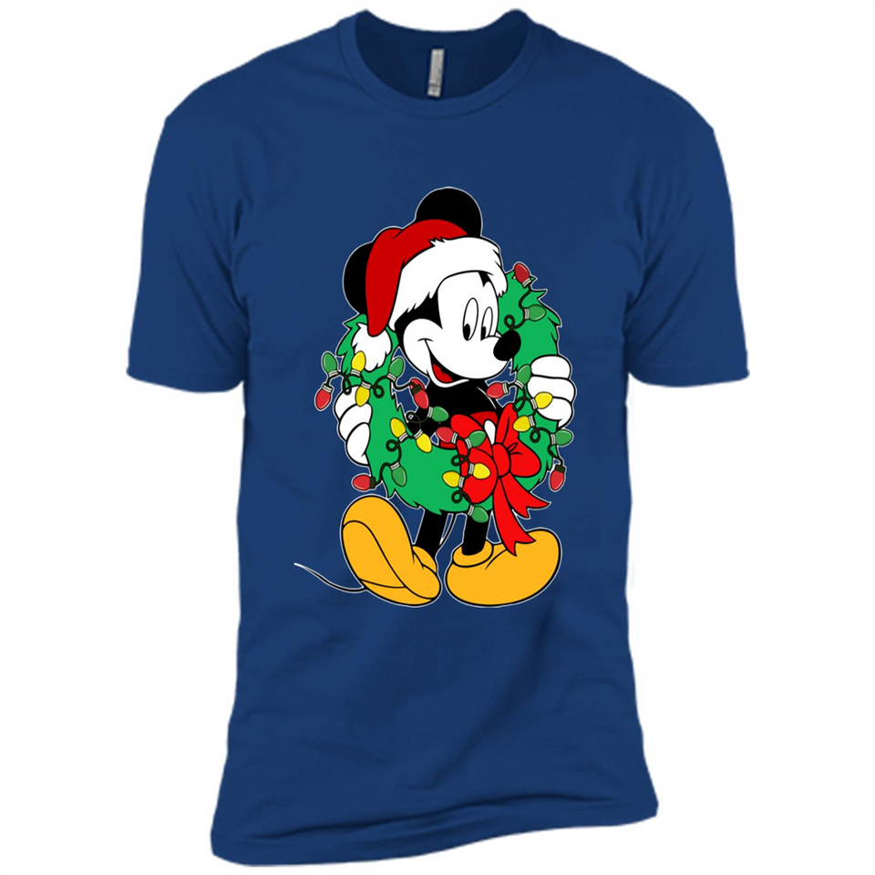 Mickey Mouse Merry Christmas Disney Sweatshirt - Premium Short Sleeve T-Shirt