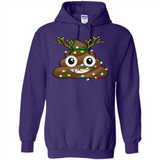 Reindeer Poop Emoji Cute Merry Christmas T-Shirt - Hoodie