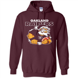 Grumpy Santa Claus Oakland Raiders Football Team PINGPONG