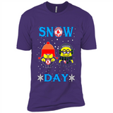 Snow Day Shirt For Boston Red Sox Vs Minion Fans pingpong