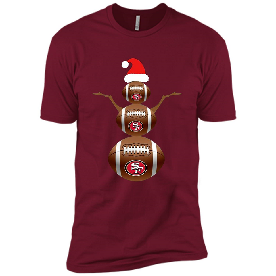 San Francisco 49ers NFL Dabbing Snowman Xmas
