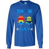 Snow Day Shirt For Carolina Panthers Vs Minion Fans pingpong
