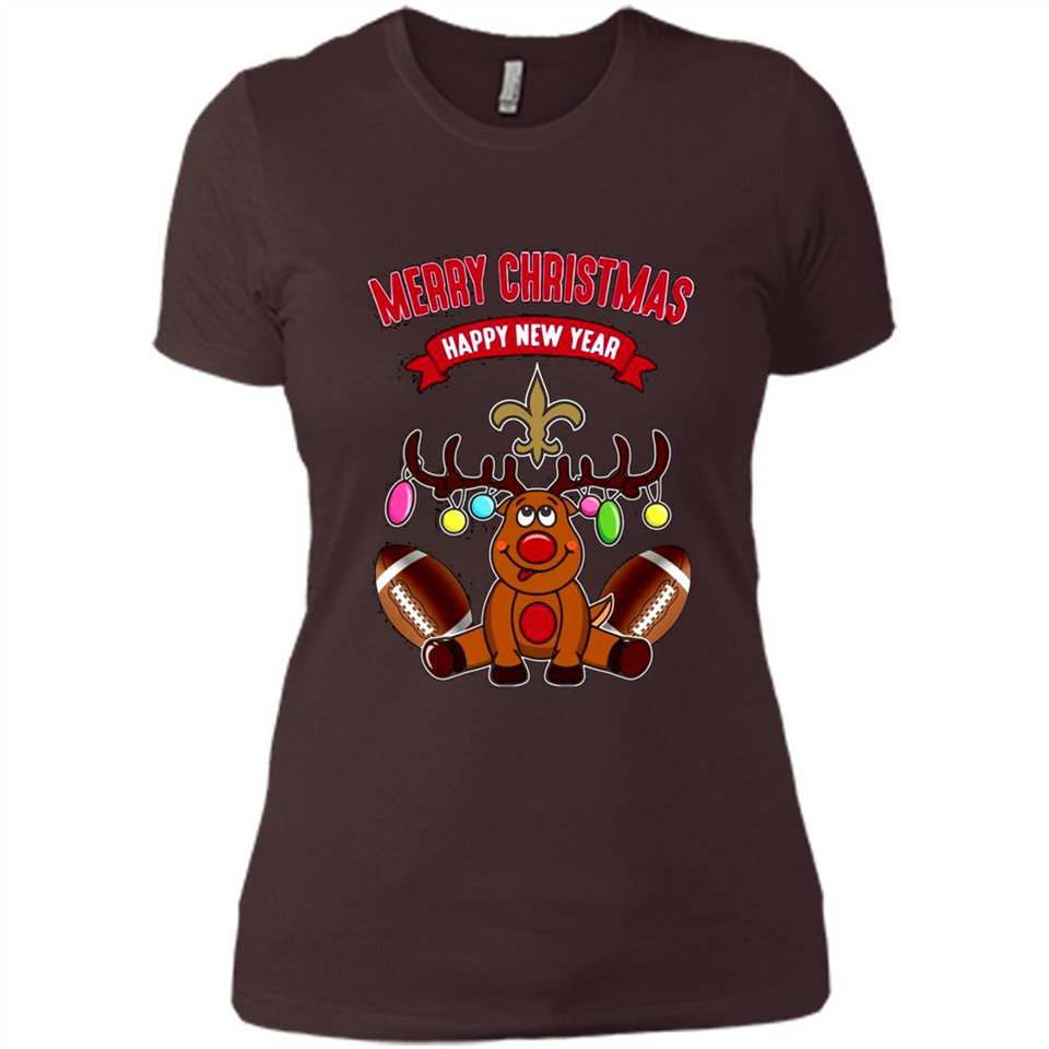 New Orleans Saints NFL Reindeer Funny Merry Christmas And Happy New Year